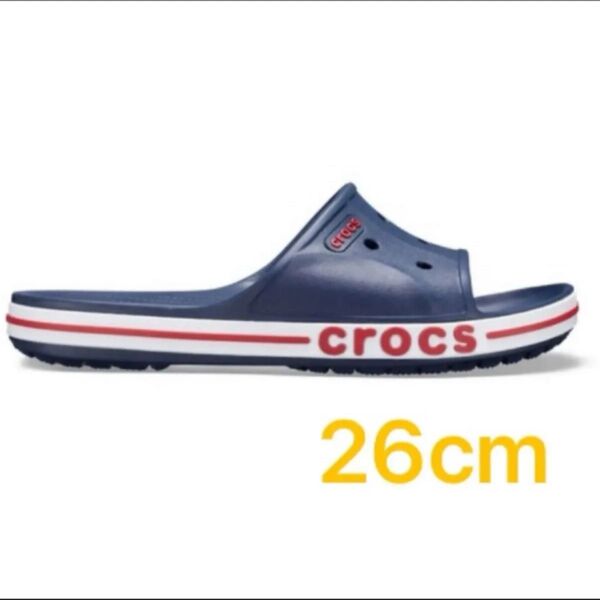 サンダル クロックス crocs バヤバンド スライド Bayaband 26cm ネイビー