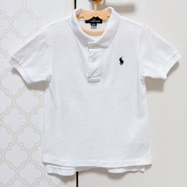 ラルフローレン polo キッズ 半袖 白 ポロシャツ 24M 90cm