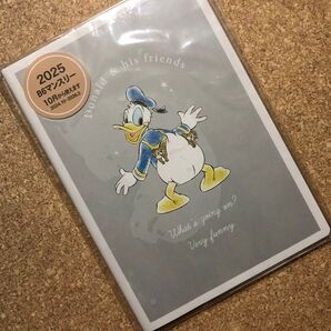 2025年 ドナルドダック B6マンスリー手帳 ディズニー