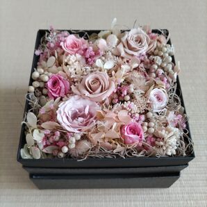 プリザーブドフラワー 箱入り BOXアレンジ 14cm