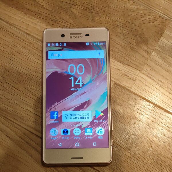 SONY Xperia X performance Androidスマホ simロック解除済 ピンク xperia sony