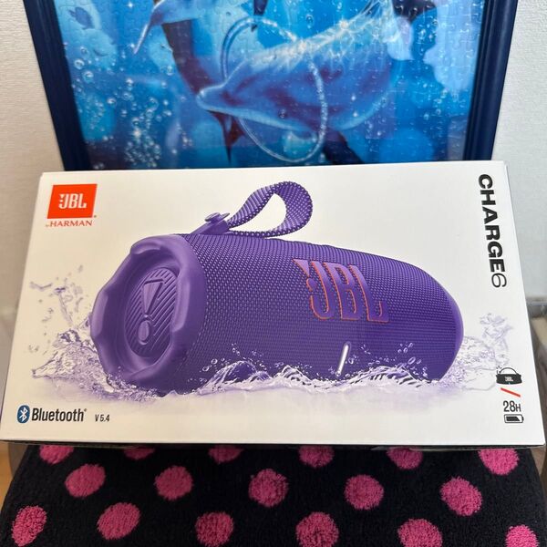 ☆ 最新型 JBL CHARGE 6 ☆ 公式サイト限定カラー : パープル色