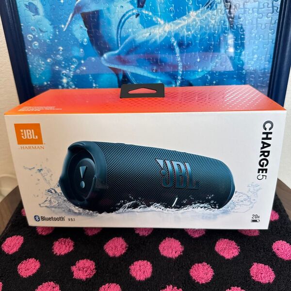 ☆JBL CHARGE5 Bluetoothスピーカー ☆カラー : ブルー 新品開封済未使用品