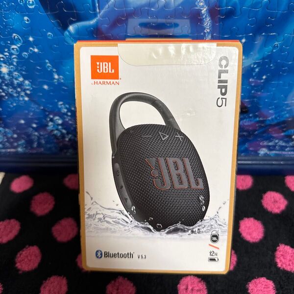☆JBL CLIP5 Bluetoothスピーカー ブラック ☆国内公式サイト購入/新品未開封品