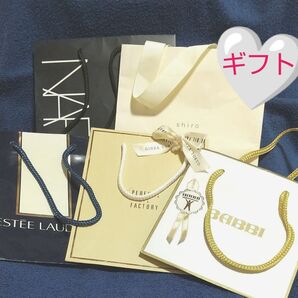 コスメショッパー♪NARS・siro・ESTEE LAUDER・BABBI★5枚 GOLD銀座TOKYO★りぼんギフト神袋