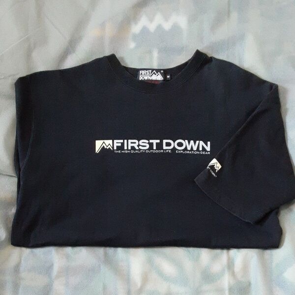 FIRST DOWN メンズ Tシャツ M ブラック