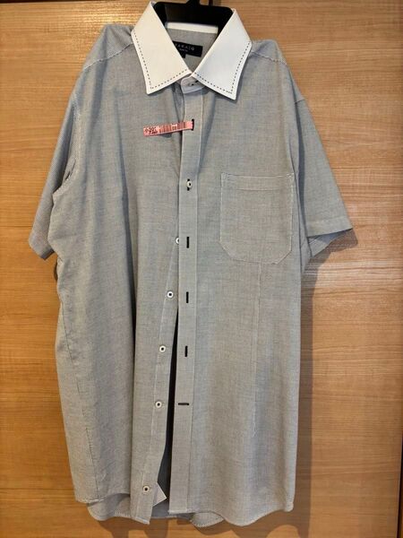 【TAKAQ】 2枚セット 半袖シャツ 半袖 チェック ビジネス ビジカジ クールビズ COOL BIZ スリム スリムフィット