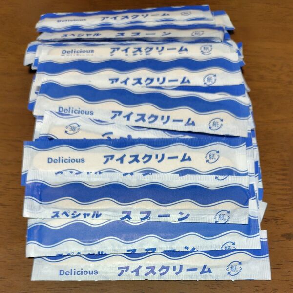 使い捨て 木製アイスクリーム用 スプーン 200本