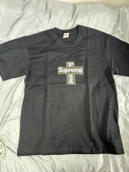 supreme クロスロゴ tシャツ ブラック M