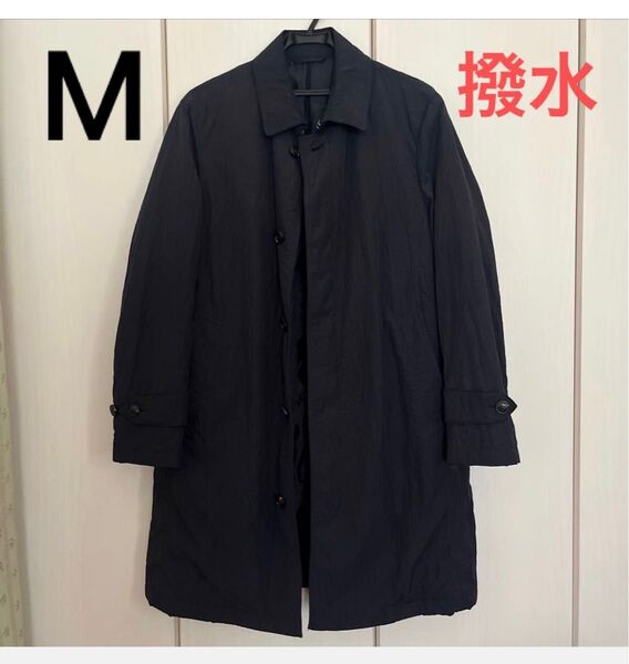撥水加工 コート メンズ Mサイズ 洋服の青山 MORLES 梅雨 レインコート? ビジネスコート