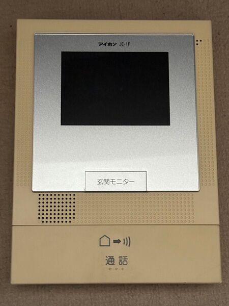 【中古】 アイホン ドアホン 増設モニター JE-1F-T