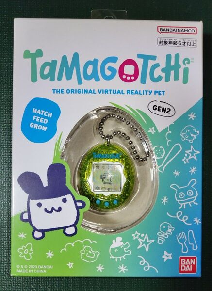 美品 たまごっち GEN2 ライト グリーン グリッター