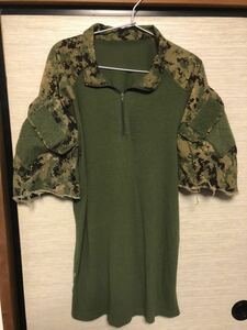 放出品 Crye Precision AOR2 ラージ NAVY カスタム クレイ クライ コンバットシャツ SEAL SEALS NSW 半袖カスタム AOR DEVGRU シャツ Large