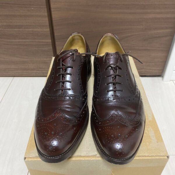 トレーディングポスト ウイングチップ 内羽根 ダークブラウン 25cm 7 スタンダードコレクション