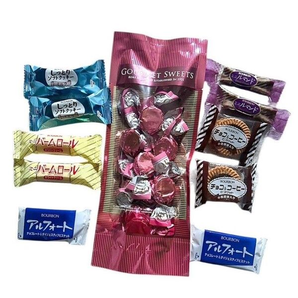 モロゾフストロベリーチョコレートブルボンミニお菓子 全11点セット