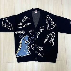 HOOK 恐竜カーディガン Lサイズ