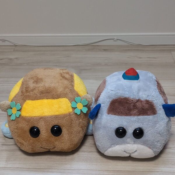 PUI PUI モルカー ほっこりいやされ めちゃでかぬいぐるみ チョコ ペーター
