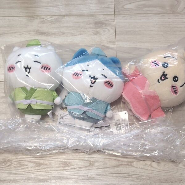 ちいかわ 七夕ぬいぐるみ ちいかわ ハチワレ うさぎ マスコット 3個セット