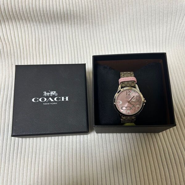 COACH 腕時計 ピンク レディース シグネチャー(箱無し配送の場合500円引き)