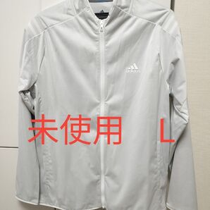 adidas ストレッチ 軽量 長袖ウインドブレーカー