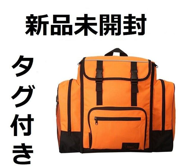 新品 サブリュック オレンジ ボストンバッグ 撥水加工 バッグ 旅行 アウトドア 大学 大容量 小学生 女の子 男の子 鞄 かばん