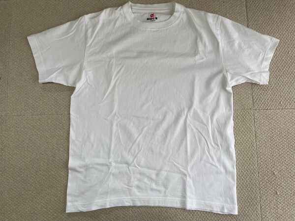 Hanes BEFFY Tシャツ 白 L 半袖Tシャツ 無地 ホワイト ヘインズ ビーフィー