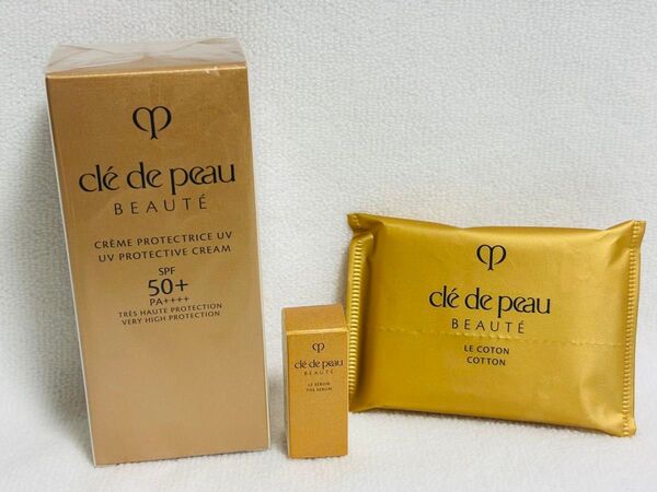 Cle de Peau Beaute クレドポーボーテ クレームUV 日焼け止め ルセラム 美容液 ルコトン コットン