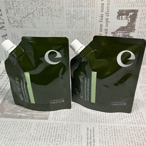 ◆未使用 epo haircare エポ プレミアム ヘマチン (ヘアトリートメントエッセンス) 詰め替え用110ml 2点セット