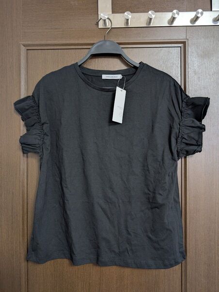 アメリカンホリック フリルスリーブTシャツ Mサイズ ブラック 未使用