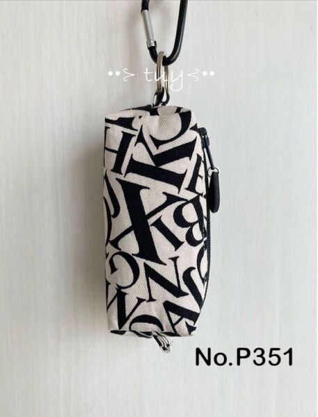 No.P351 ゴルフボールケース /ティーホルダー ポケット付き