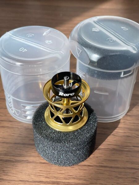 【新品】Roro スプール AX-22 ゴールド 渓流 ベイト②