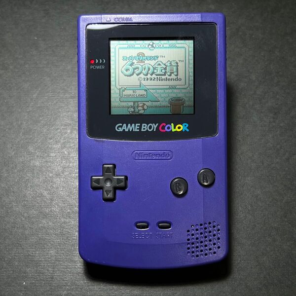 任天堂 ニンテンドー Nintendo ゲームボーイカラー CGB-001 本体 パープル 動作品 良品
