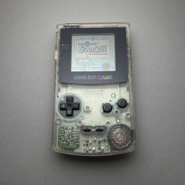 任天堂 ニンテンドー Nintendo CGB-001 ゲームボーイカラー クリア GAMEBOY COLOR 動作品 並A程度