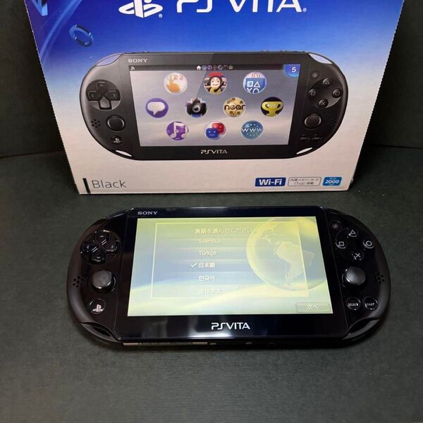 ソニー PSVITA 動作品 2000 本体 SONY 箱付き 本体良品 訳あり