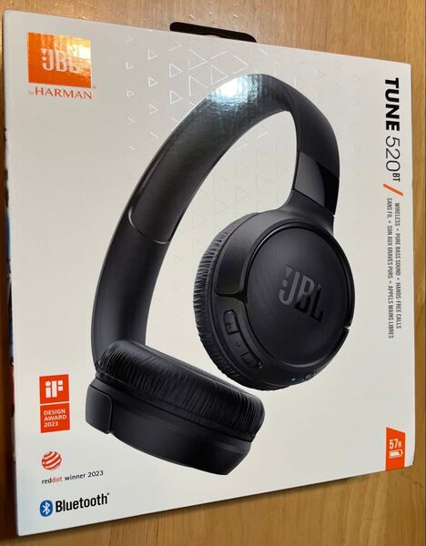 新品未開封 JBL TUNE 520BTワイヤレスヘッドホン Bluetooth