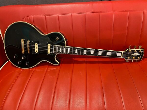 Edwards 初期 レスポール カスタム エボニー指板 セイモアダンカン エレキギター