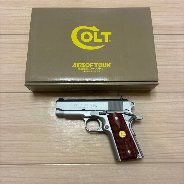 WA SCW ウエスタンアームズ コルト オフィサーズ オールシルバー ガスブローバック M1911 コルトガバメント