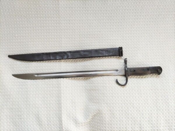 三十年式銃剣 当時物訓練用 非切断品 鞘付き 多少サビあり