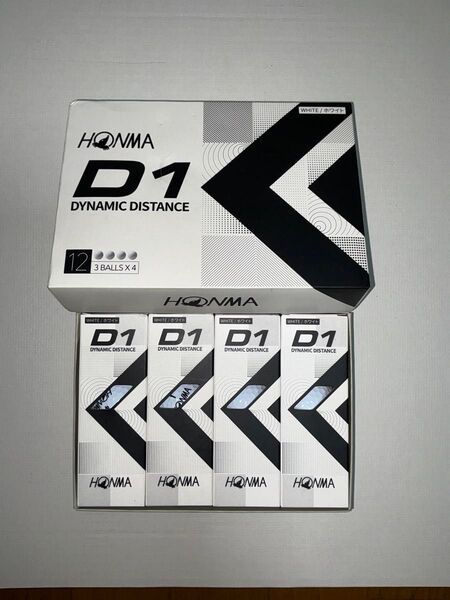 (値下げ)HONMA ホンマ ゴルフボール D1 1ダース 新品未使用