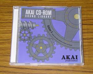 *Akai CD-ROM SOUND LIBRARY Vol.4*OK!!*MADE in JAPAN*