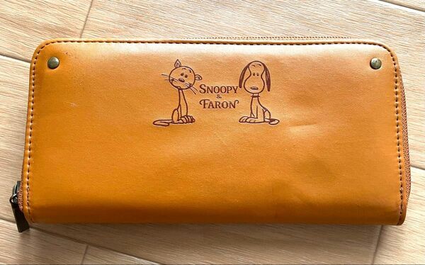 スヌーピー ラウンドファスナー財布
