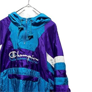 90s 回しタグ Champion アノラックパーカー マウンテンパーカー ナイロンジャケット ナイロン ジャケット アウター