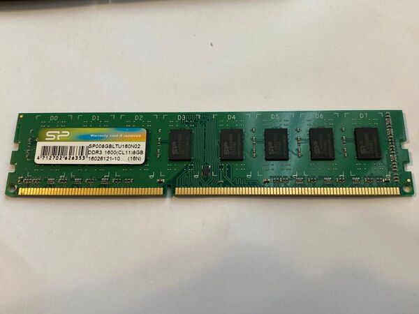 DDR3 1600 8GB シリコンパワー デスクトップ用 デスクトップ用メモリ RAM メモリ ゲーミングPC