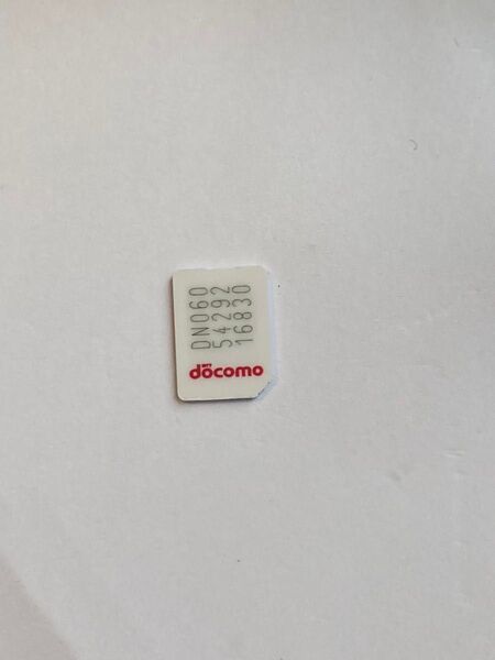 解約済 SIMカード nano nanosimカード docomo ドコモ アクティベーション用 解約済 nanoSIM