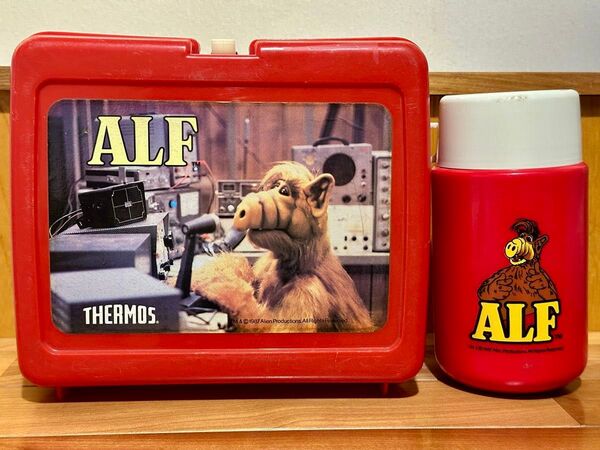 ALF ランチボックス サーモス レッド ヴィンテージアルフ 1987