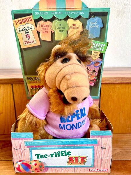 【希少】ALF アルフ ぬいぐるみ|コレコ社|1988年製 ヴィンテージ 箱付き
