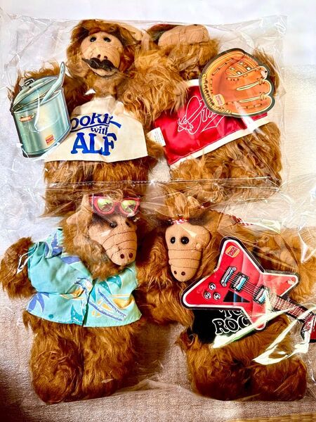 ALF アルフ バーガーキング ミールトイ ぬいぐるみ 4種コンプ