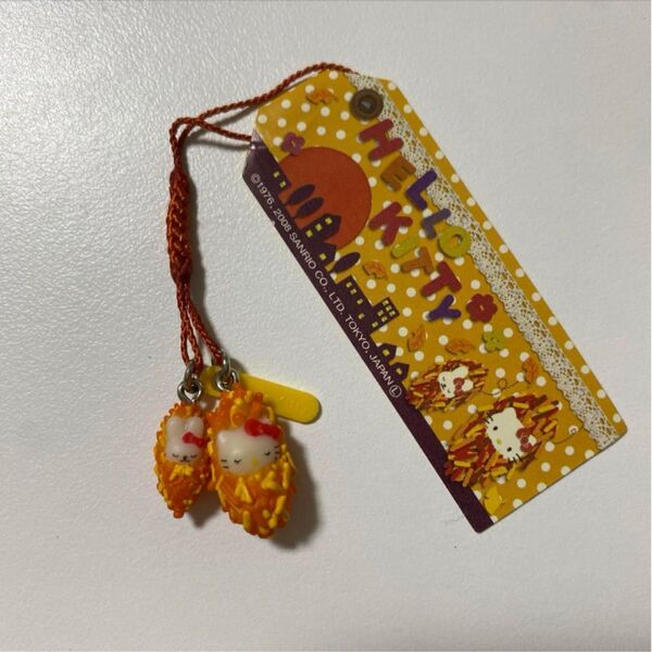 ご当地キティ ハローキティ みの虫 根付け ストラップ キーホルダー
