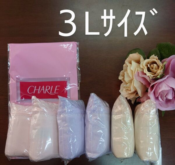 シャルレお尻すっぽりデイリーショーツ3Lサイズ6枚セット入荷したて未開封激安!