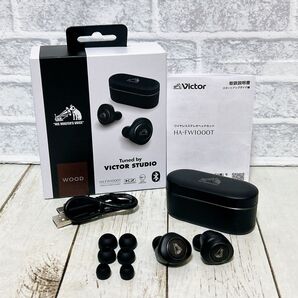 JVCケンウッド Victor HA-FW1000T ワイヤレスイヤホン Bluetooth ノイズキャンセリング